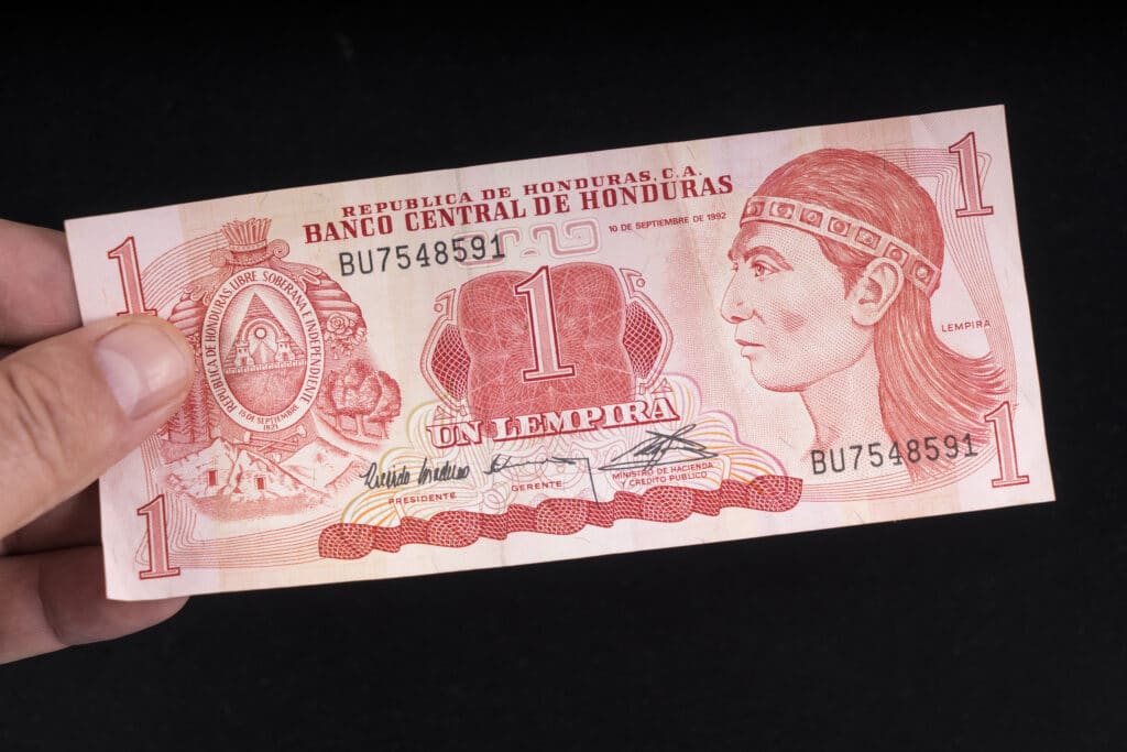 lempira banknote honduras money