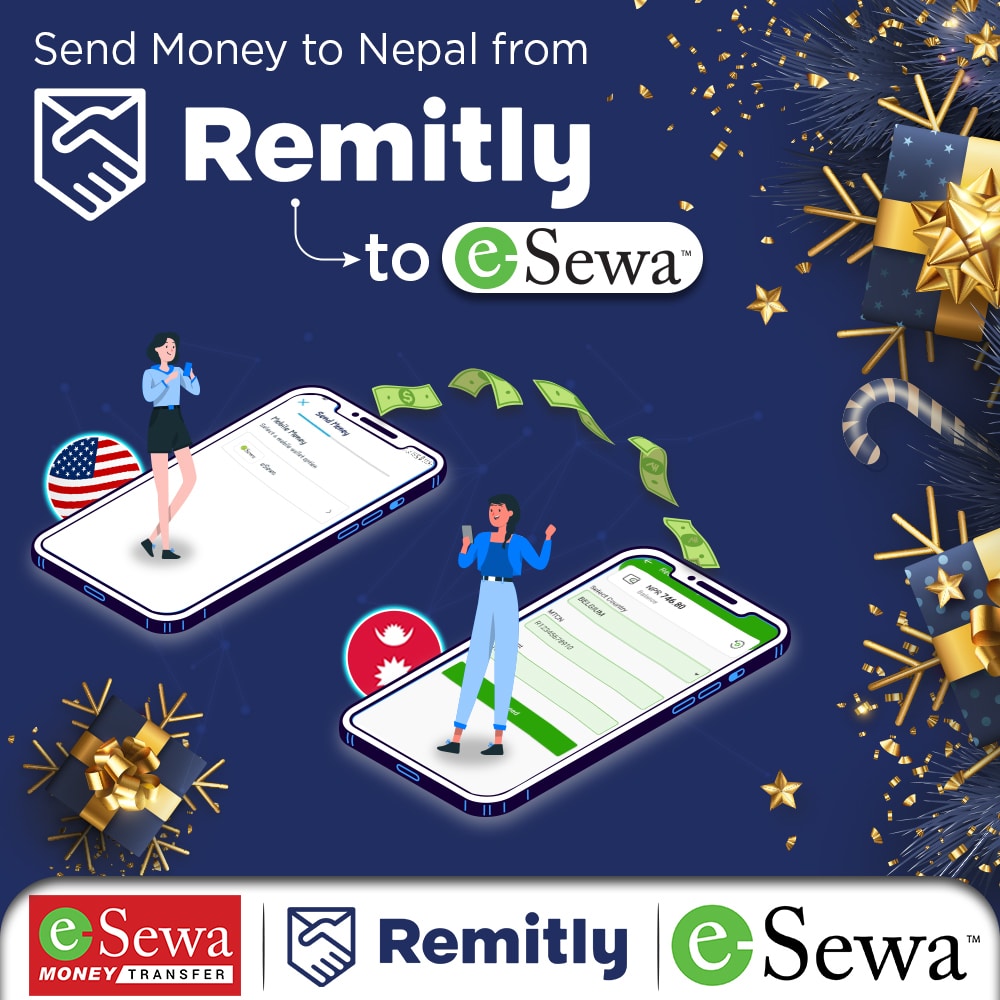 send money to nepal with esewa and remitly