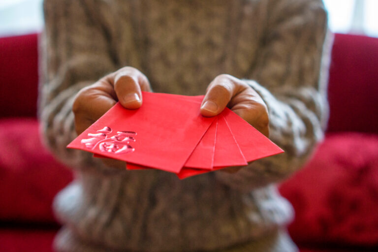 red envelopes or hongbao like these can be digital when you send internationally