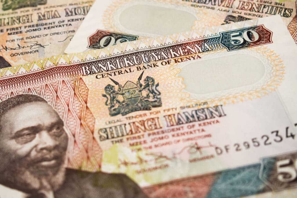 Kenya currency: Kenyan shilling bank notes