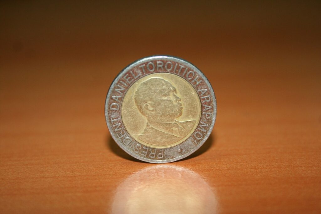 Kenya currency: Kenyan shilling coin
