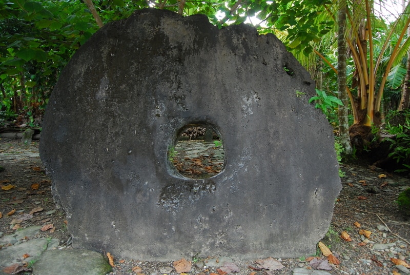 unusual currencies include this rai stone from the island of yap
