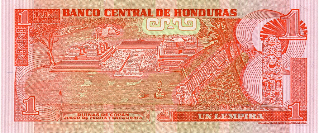 Honduran lempira bill