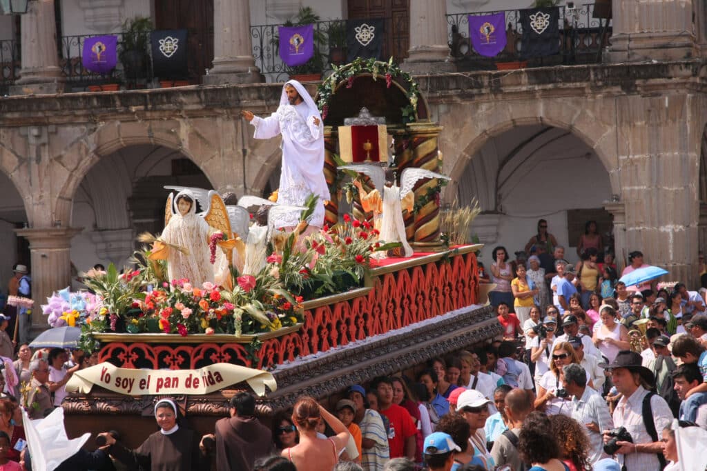 Semana Santa is a spring festival in Latin America