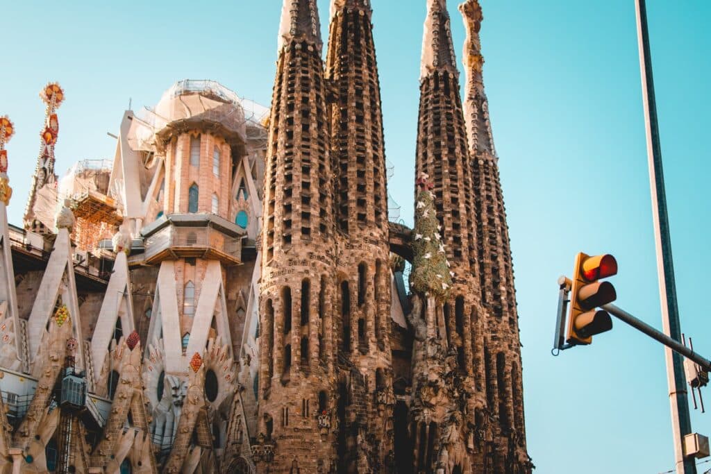 La Sagrada Familia en Barcelona, España