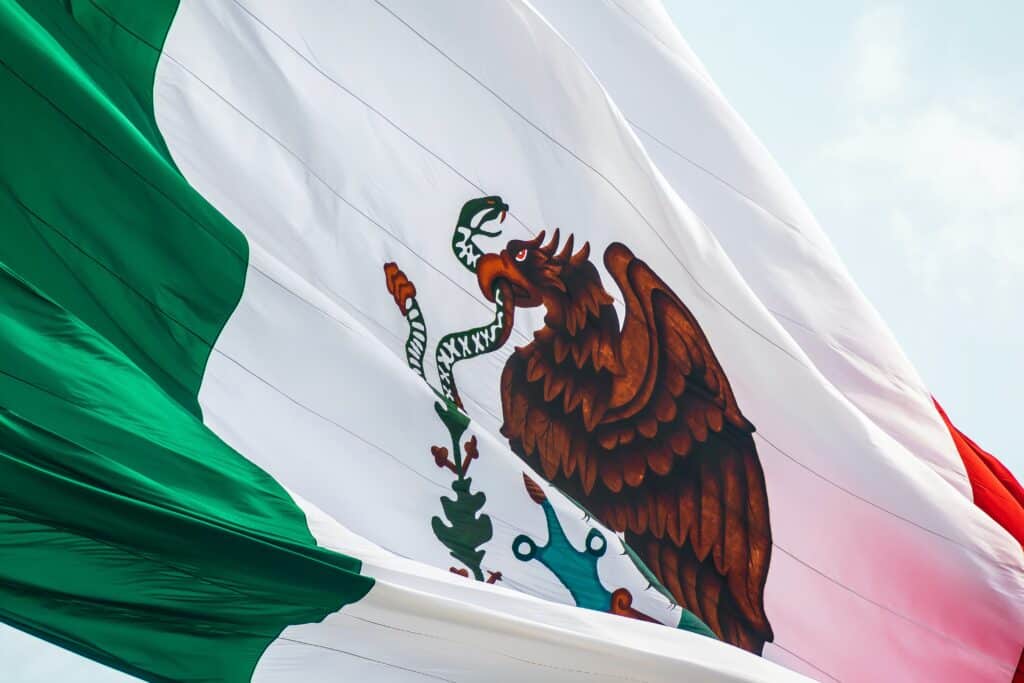 Transfer Money to a Bank Account in Mexico - Mexico flag