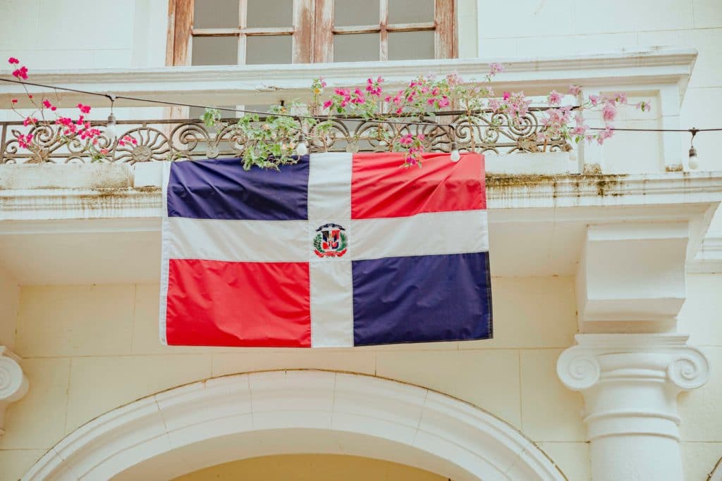 Christmas in the Dominican Republic - DOM flag