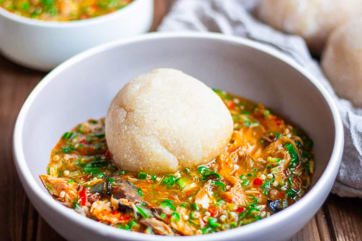 Nigerian dishes: Eba