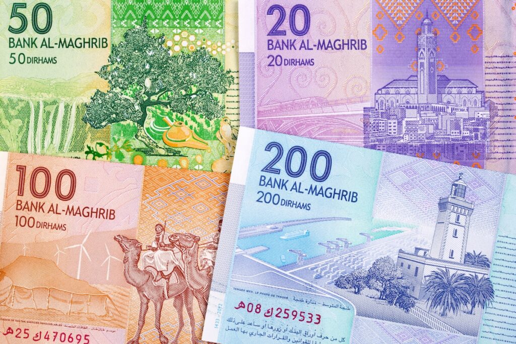 50 20 100 And 200 Moroccan Dirham Banknotes 1024x683 