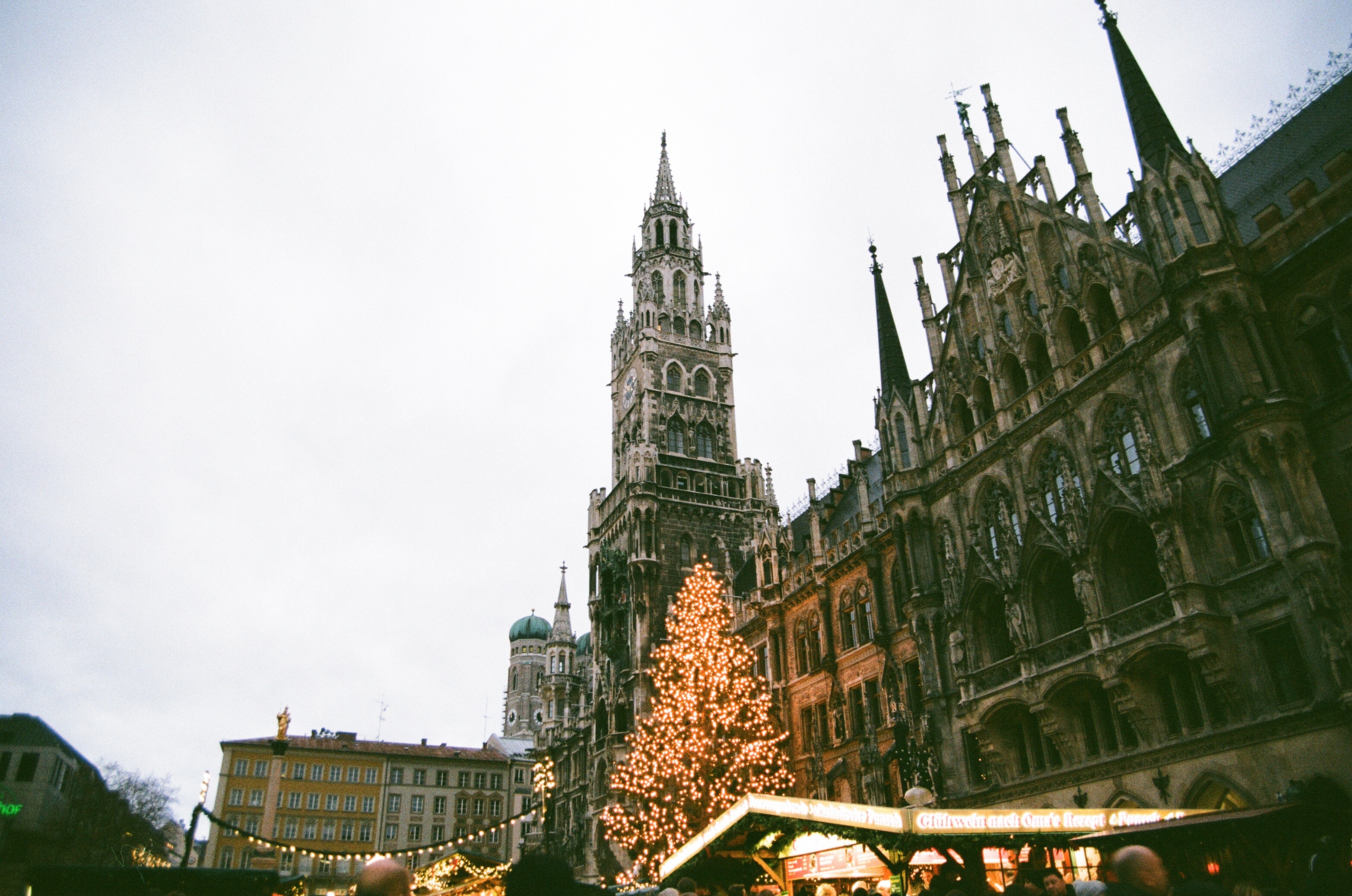 Un mercado navideño en Alemania