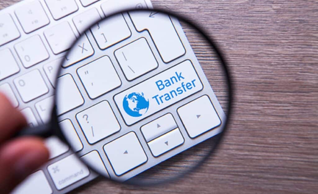 bank wire transfer