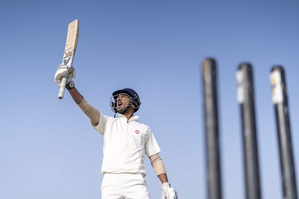 cricket is a global sport as this batter shows