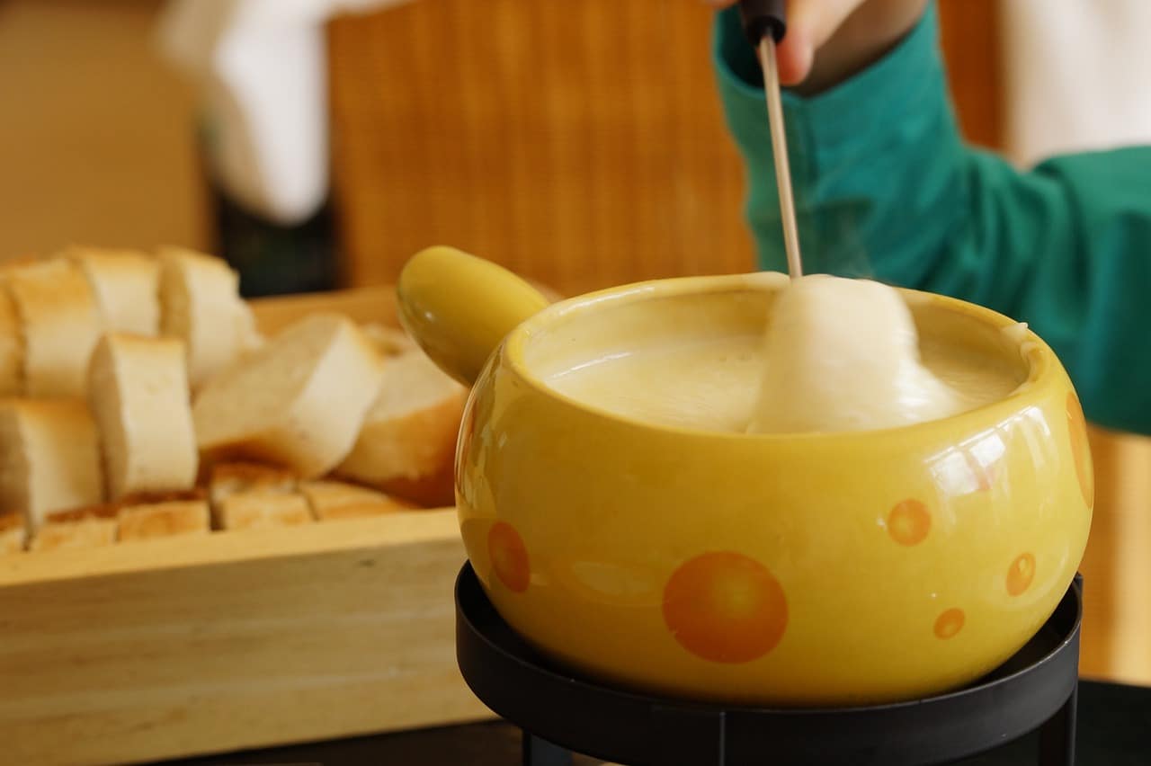 fondue spécialité culinaire suisse savoyard' Tapis de souris