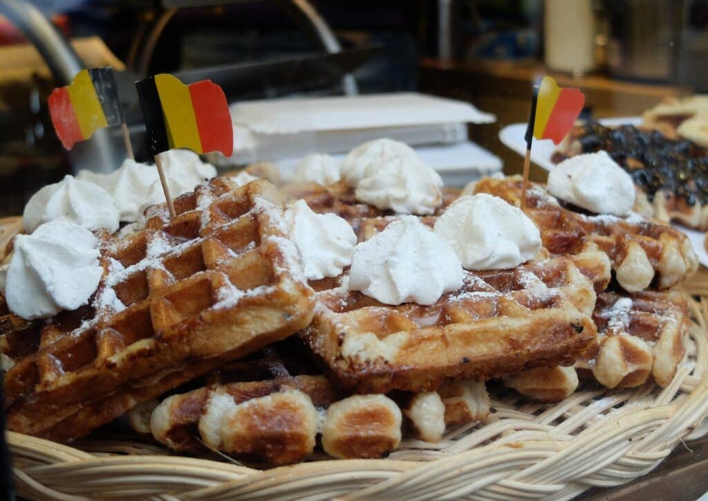 belgian waffles are like the national dish of belgium