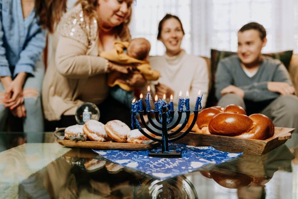 Hanukkah con la familia