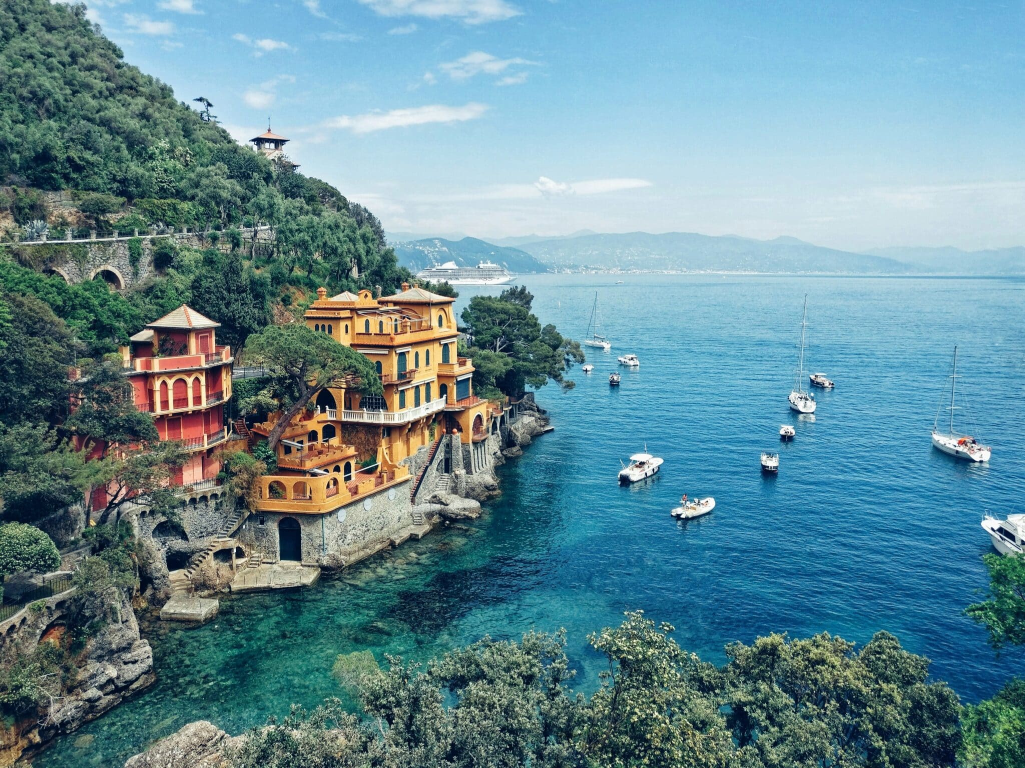 Un paysage de Portofino, Italie