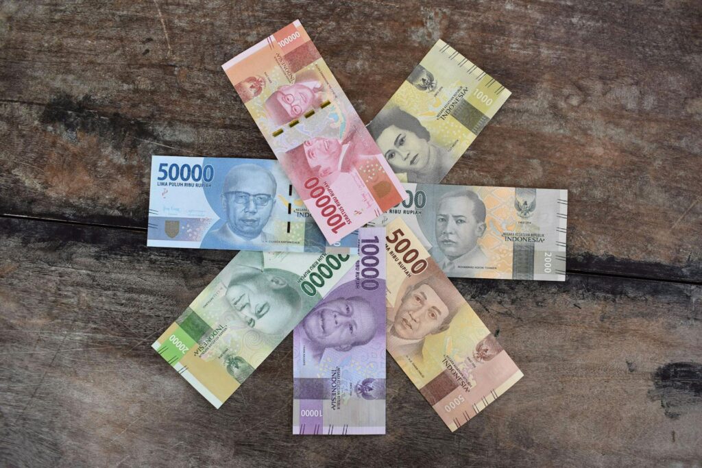 Rupiah banknotes